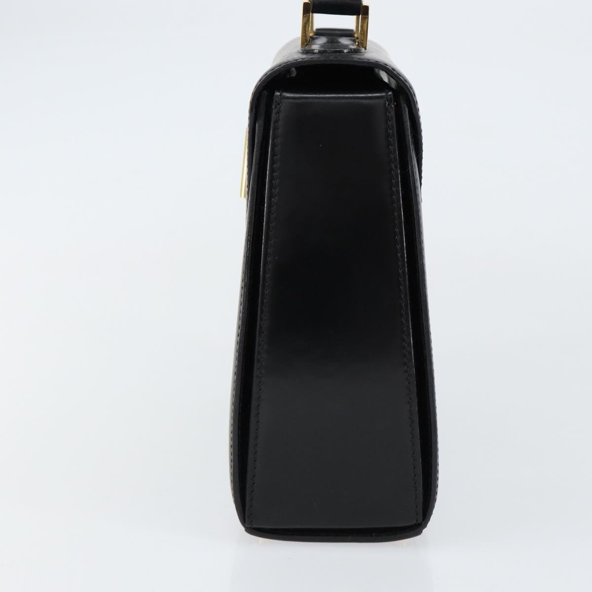 Celine Vintage Convertible Turnlock Top Handle Bag Leather