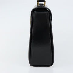 Celine Vintage Convertible Turnlock Top Handle Bag Leather