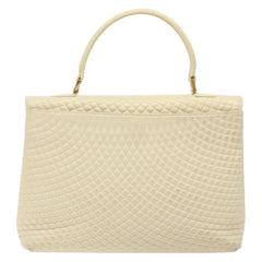 Bally Vintage Flap Handbag Quilted Leather