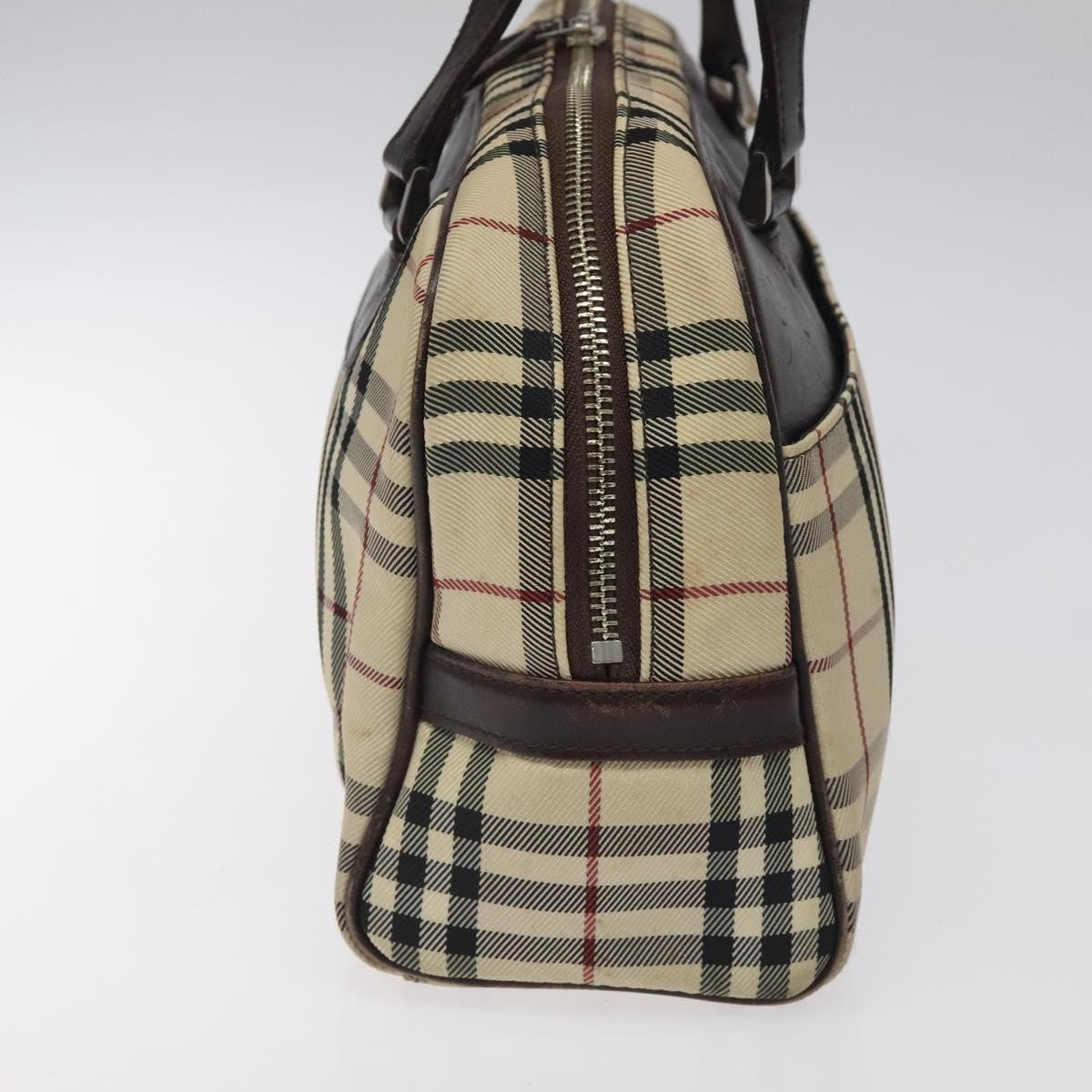 Burberry Nova Check Bowling Bag Canvas