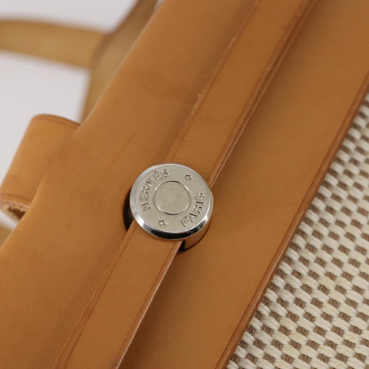 Hermes Herbag Cabas Toile and Leather