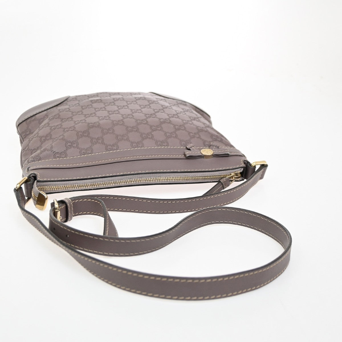Gucci Mayfair Messenger Bag Guccissima Leather
