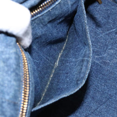 Prada Canapa Convertible Tote Denim