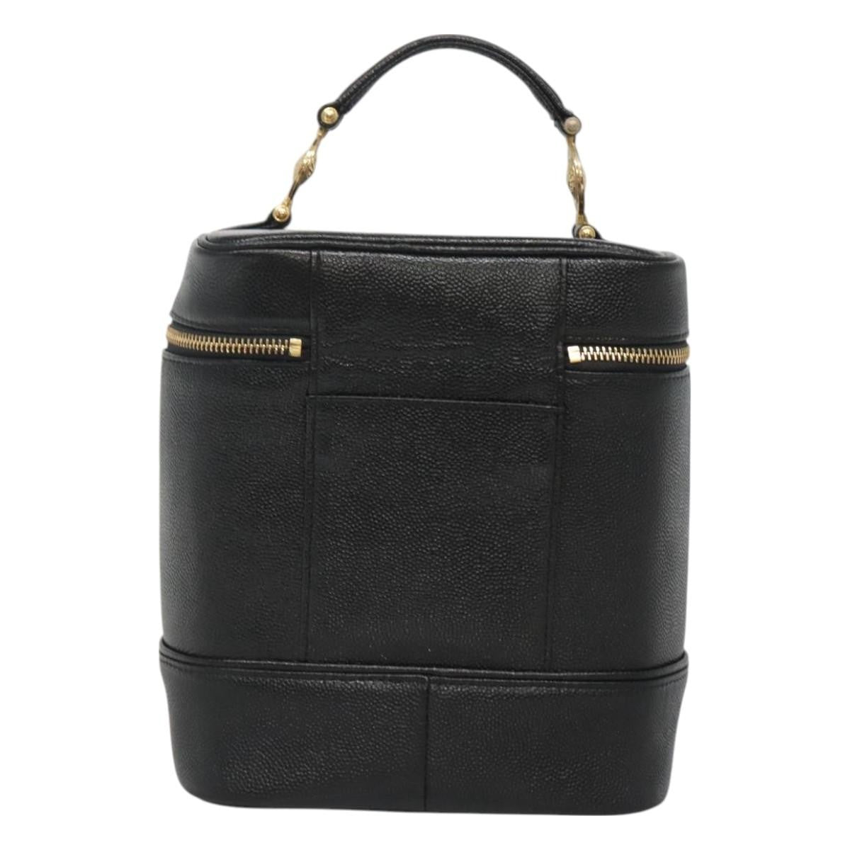 Versace Vanity Hand Bag Leather