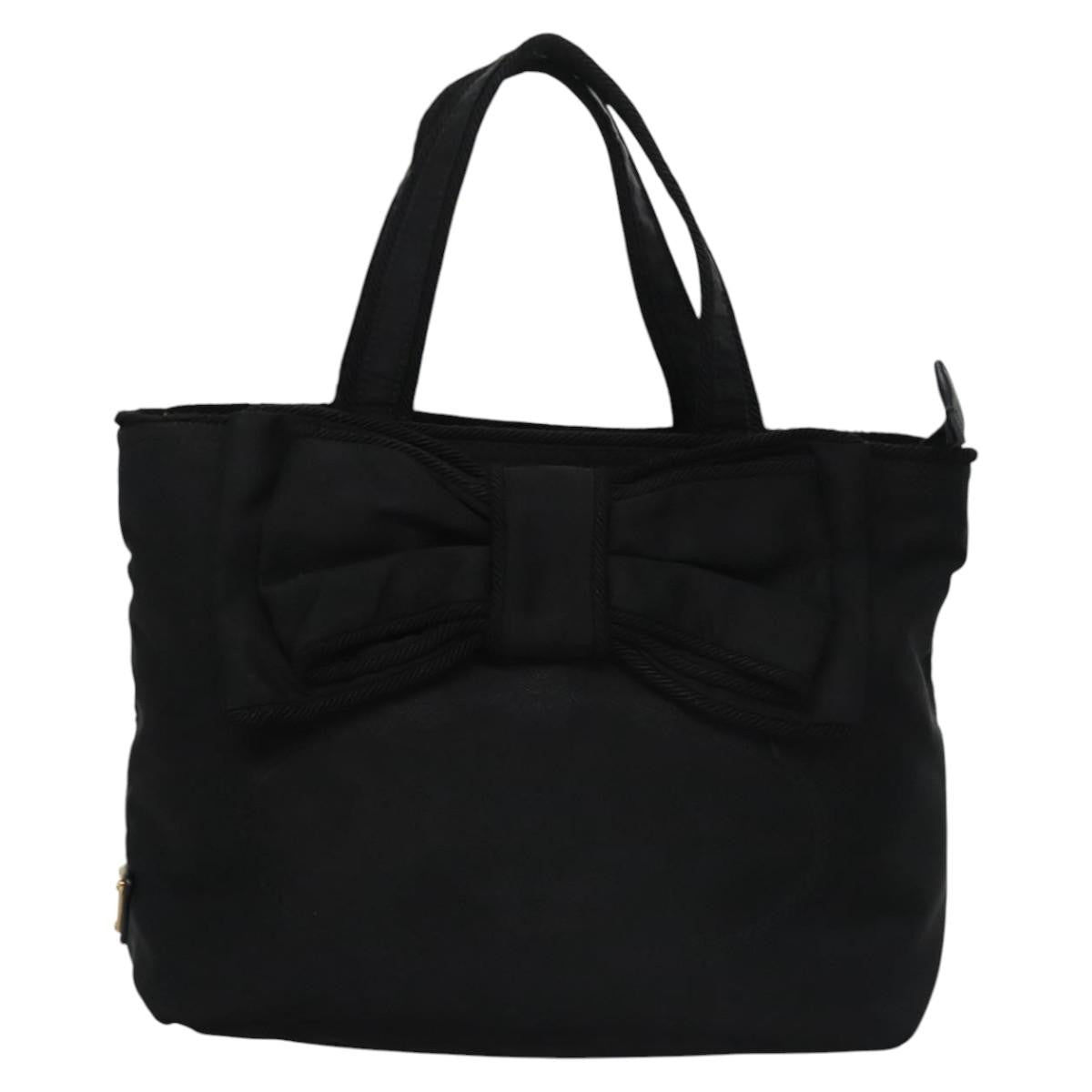 Prada Logo Bow Tote Tessuto