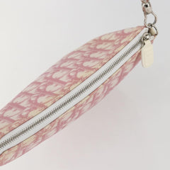 Christian Dior Vintage Saddle Bag Diorissimo Canvas