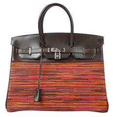 Hermes Birkin Handbag Vibrato and Box Calf