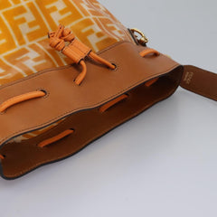 Fendi FF Logo Mon Tresor Bucket Bag Canvas