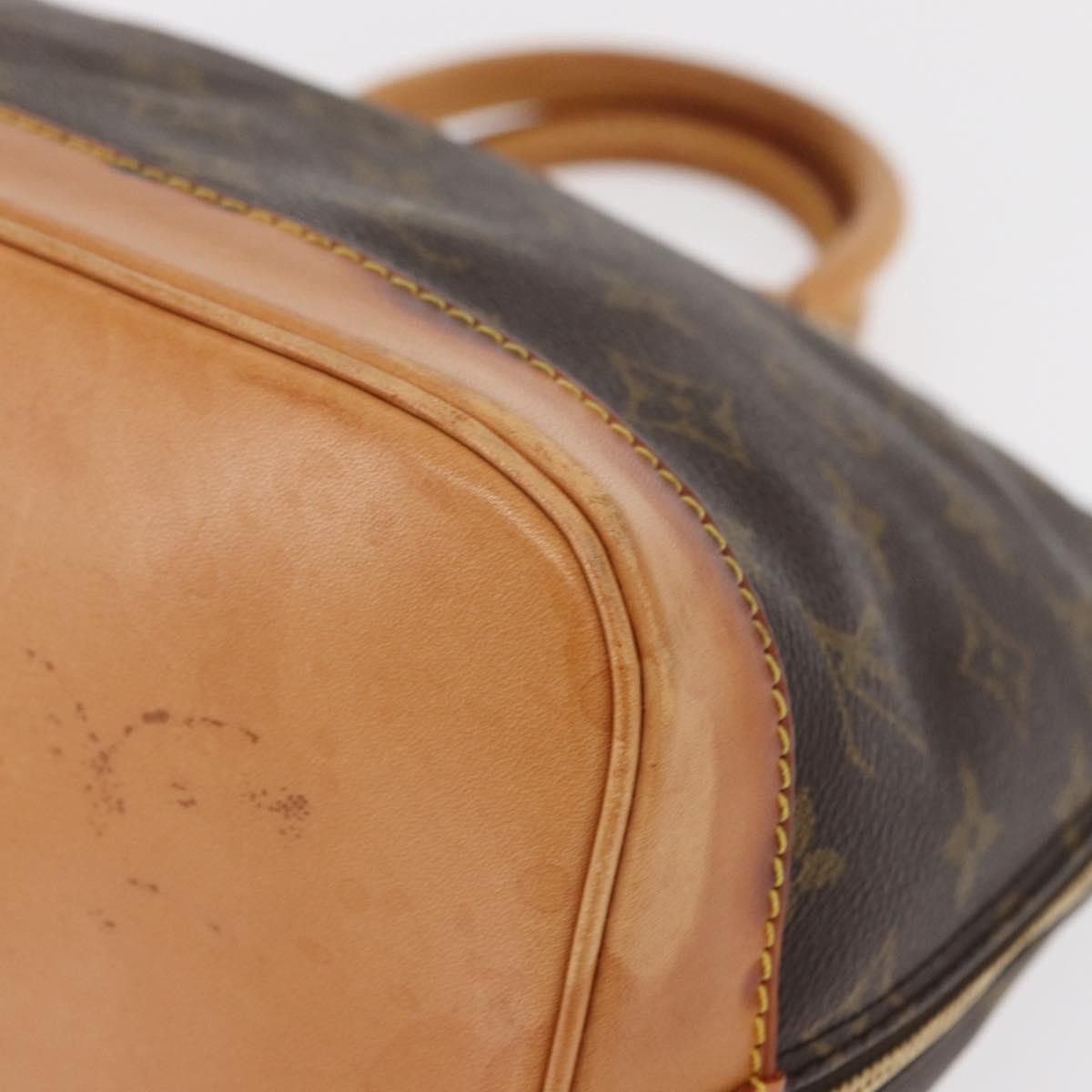 Louis Vuitton Alma Handbag Monogram Canvas