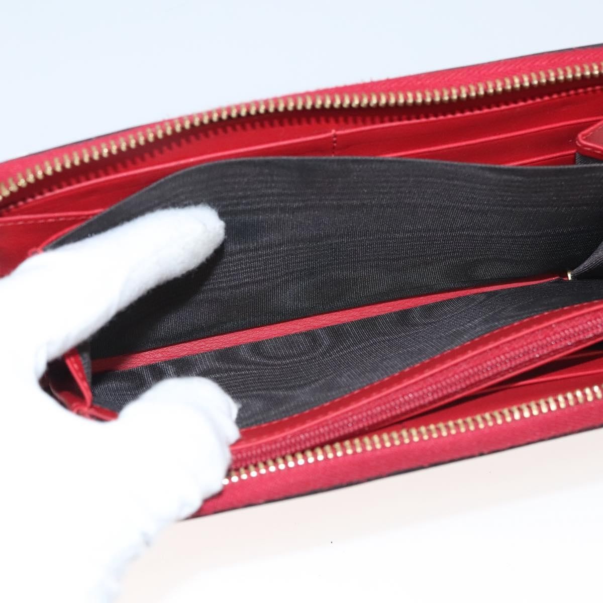 Gucci Bamboo Tassel Zip Organizer Wallet Leather