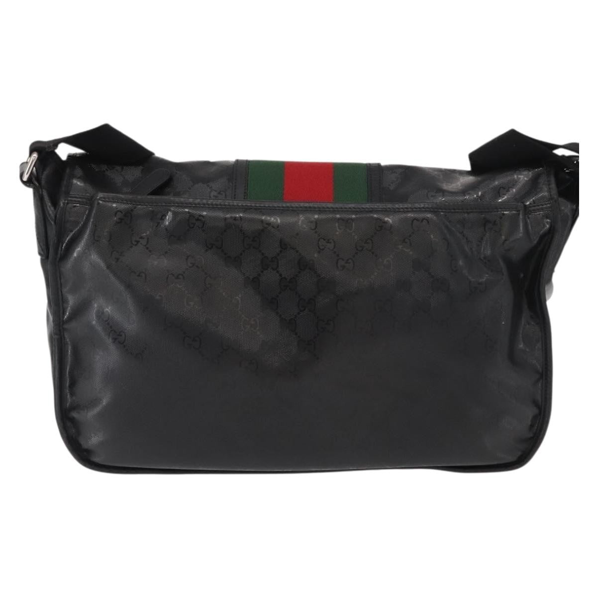 Gucci 500 Web Double Buckle Messenger Bag GG Imprime