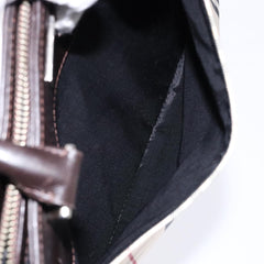 Burberry Nova Check Tote Canvas and Leather