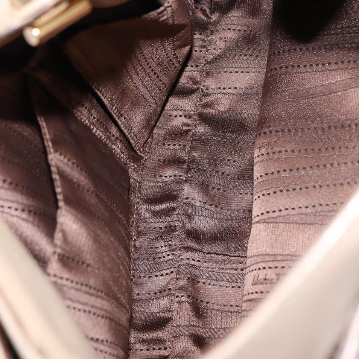 Salvatore Ferragamo Betulla Chain Tote Leather