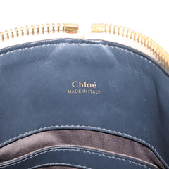 Chloe Bicolor Baylee Satchel Leather