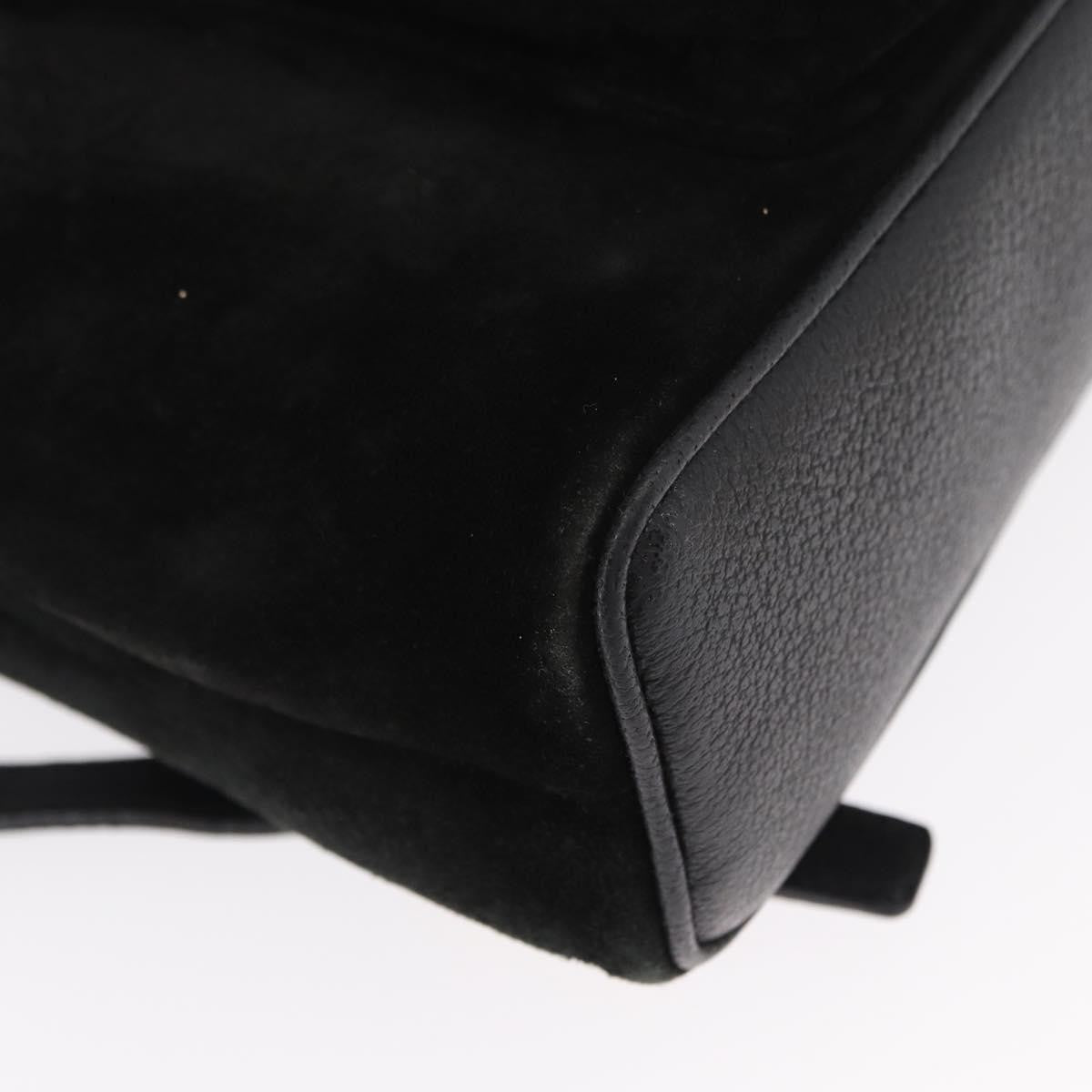 Gucci Vintage Bamboo Backpack Suede