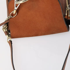 Chloe Faye Backpack Leather and Suede