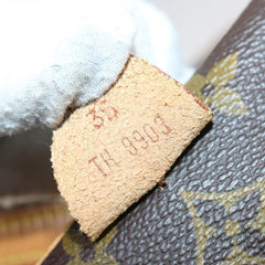 Louis Vuitton Sac Souple Handbag Monogram Canvas