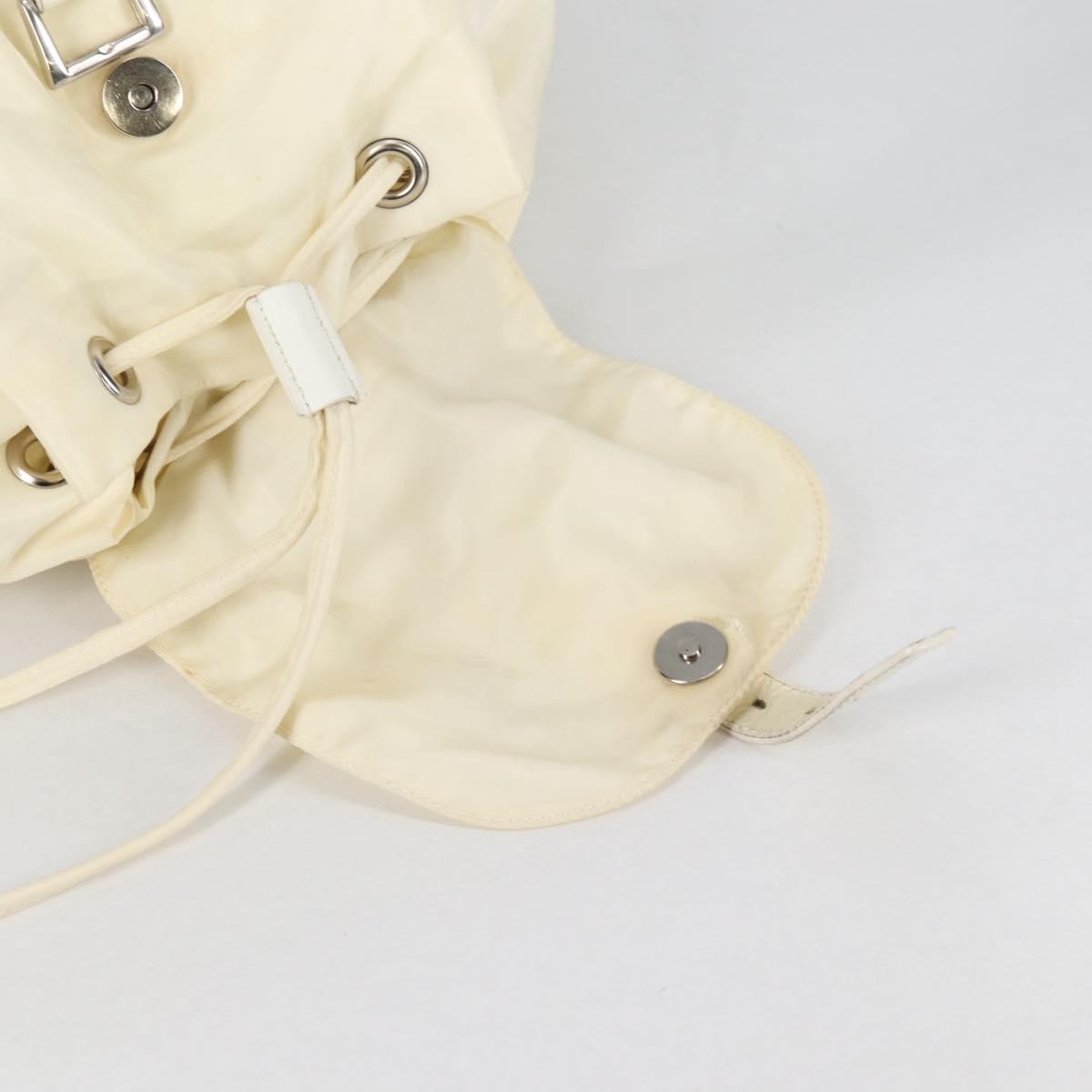 Prada Front Pocket Buckle Backpack Nylon