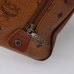 MCM Visetos Handbag Canvas and Leather