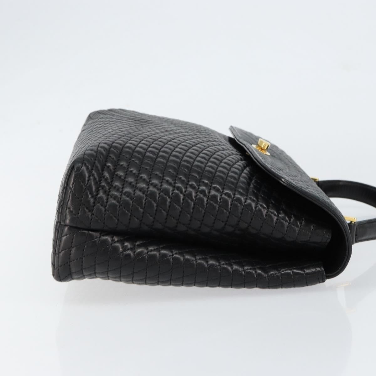 Bally Vintage Handbag Quilted Leather