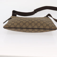 Gucci Flat Messenger Bag GG Coated Canvas
