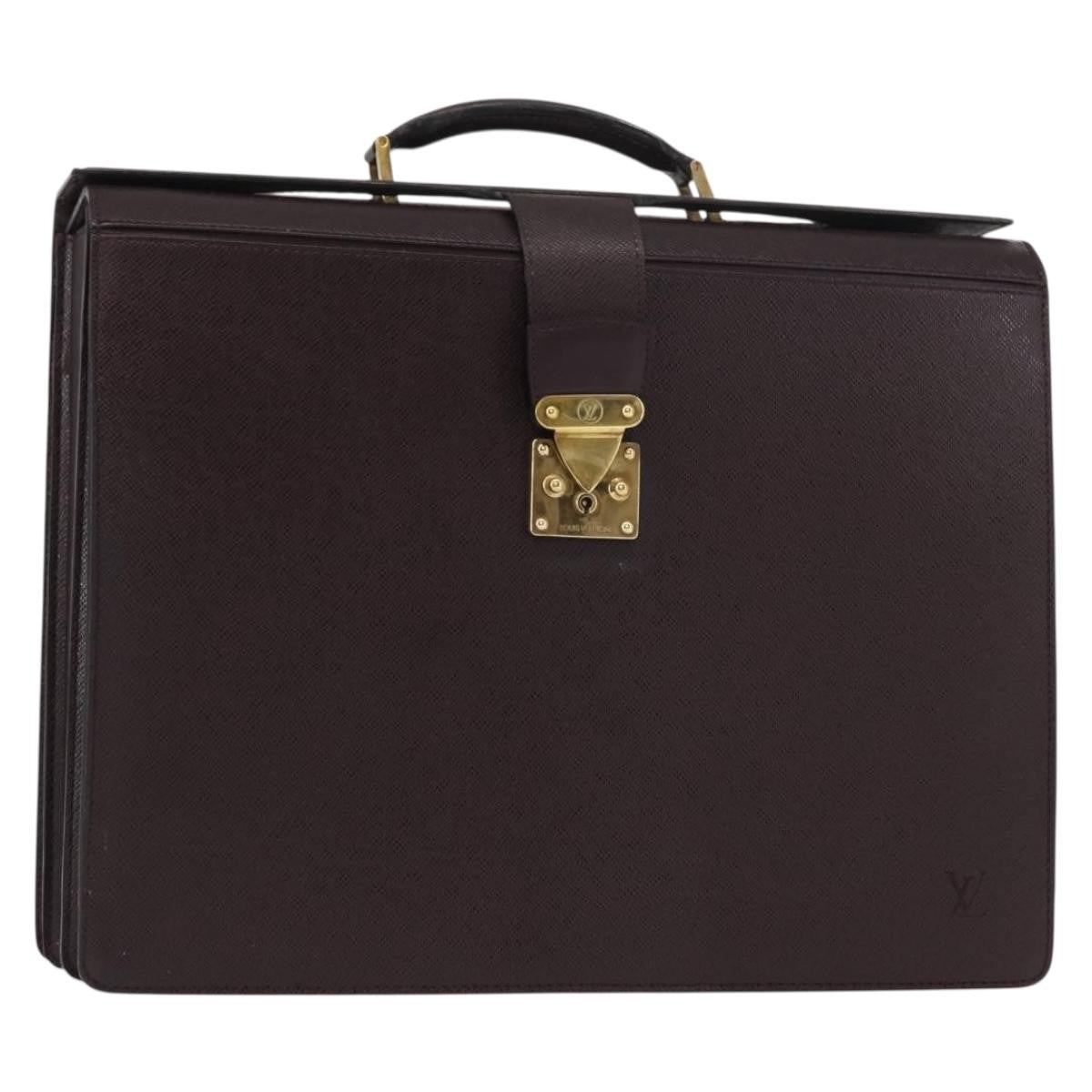 Louis Vuitton Pilot Briefcase Taiga Leather