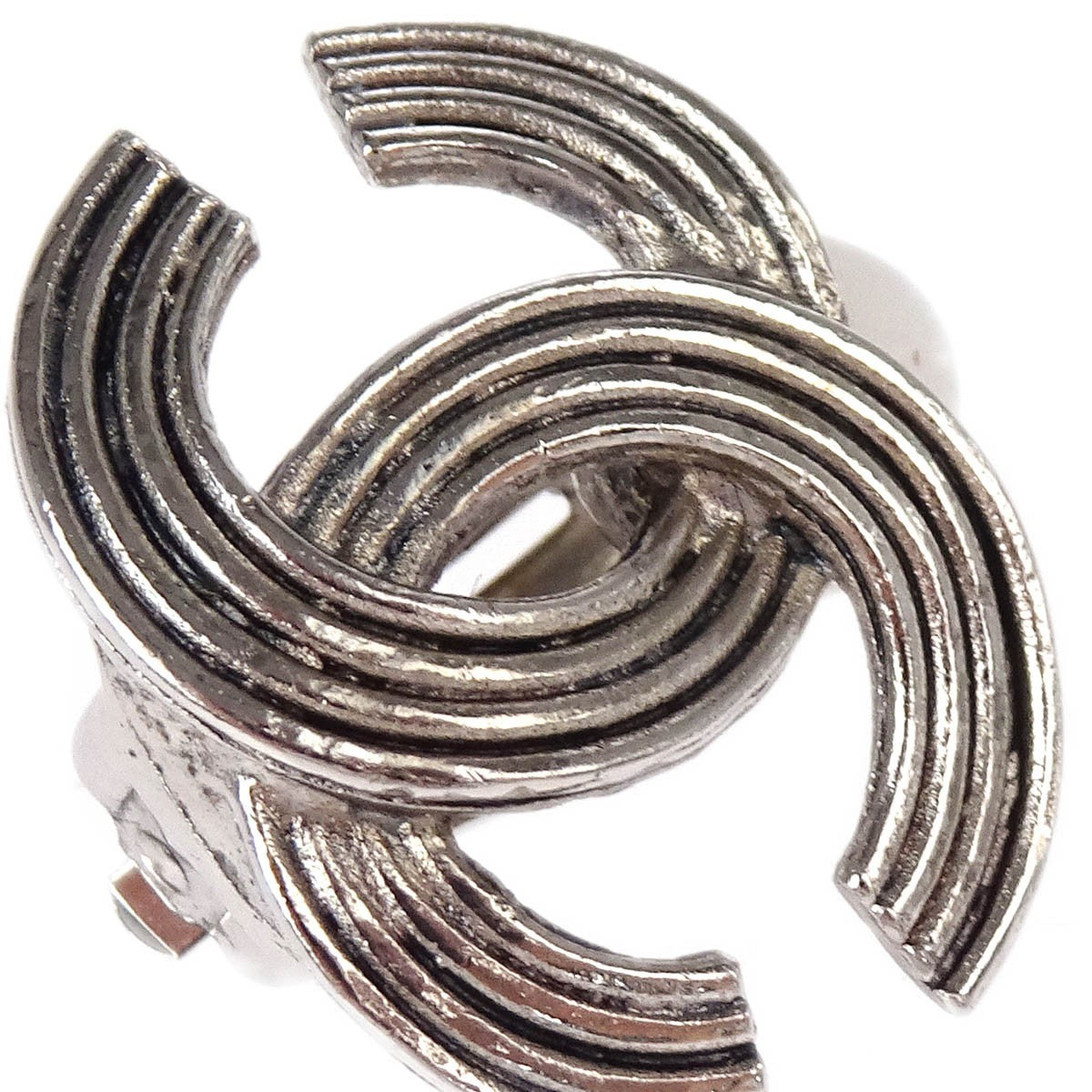 Chanel CC Clip-On Earrings Metal