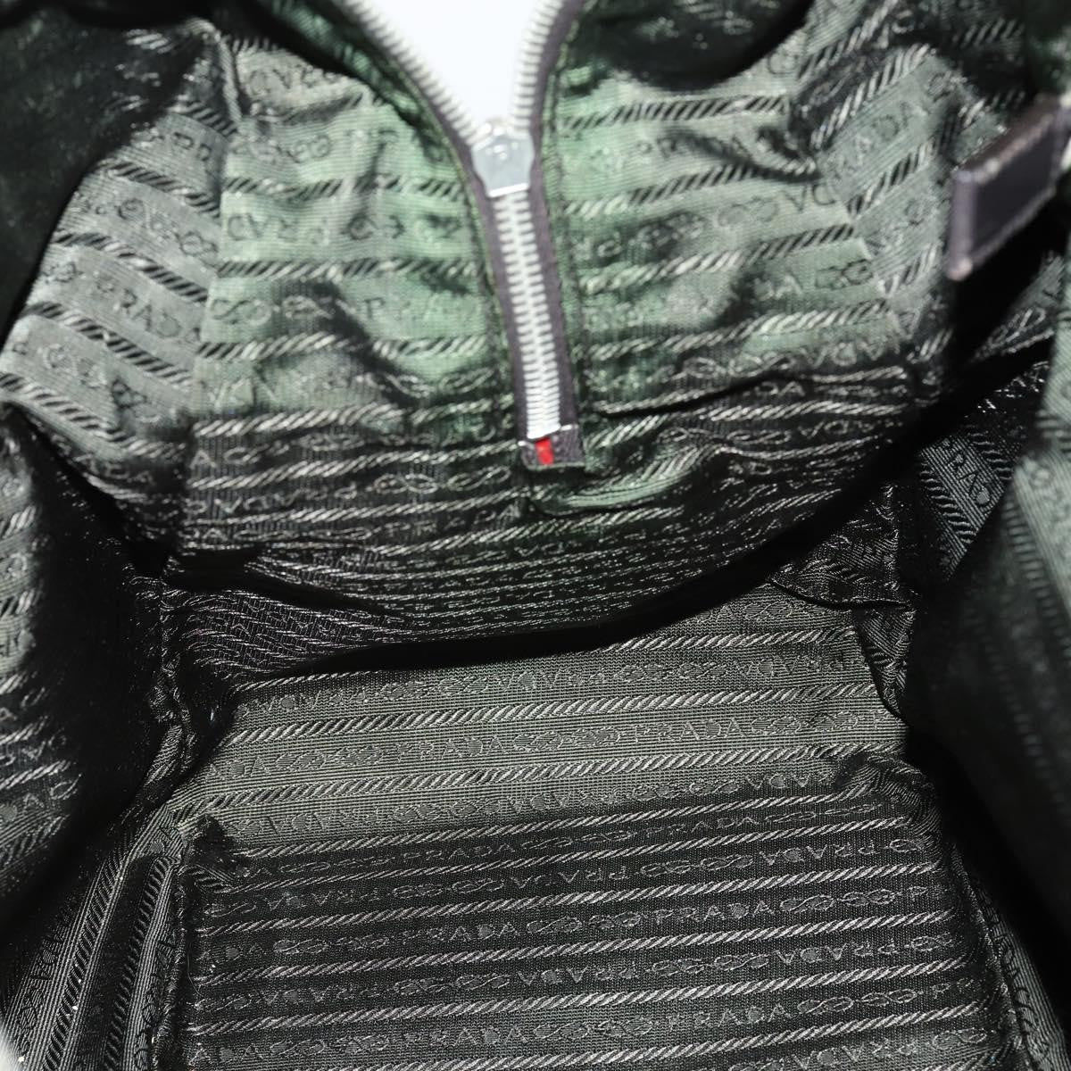 Prada Bowler Bag Canvas with Leather