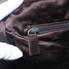 Prada Bowler Bag Canvas with Leather