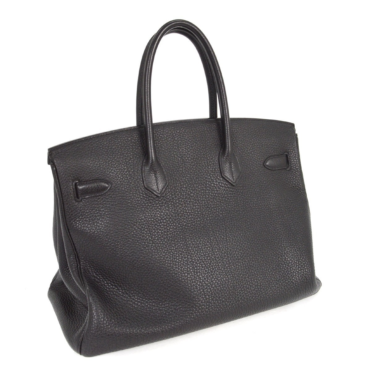 Hermes Birkin Handbag Black Togo with Palladium Hardware