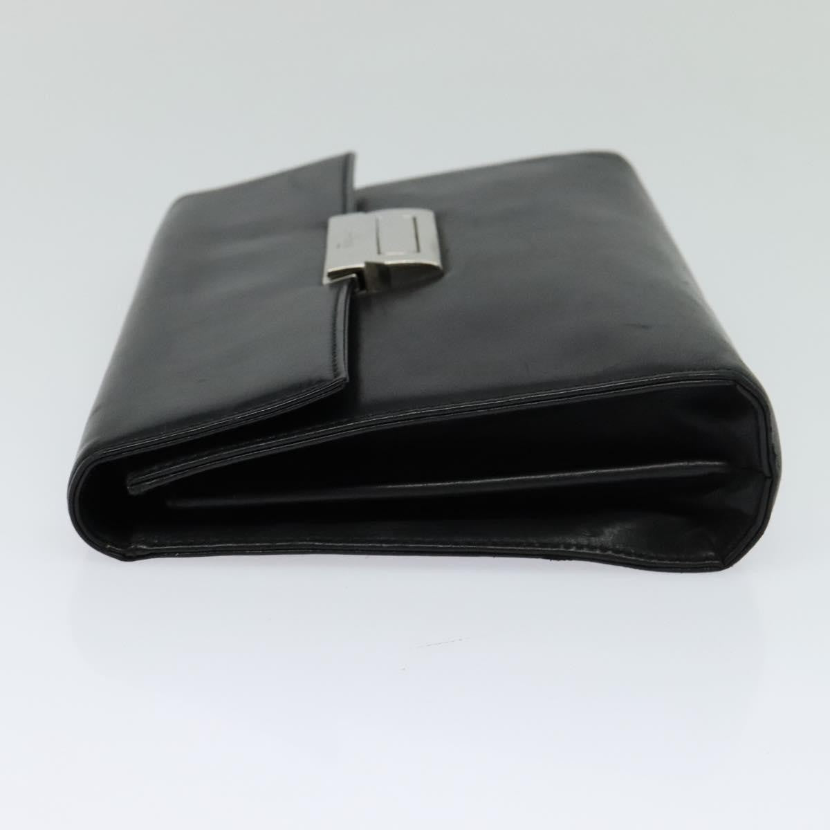 Salvatore Ferragamo Vintage Gancini Pochette Leather