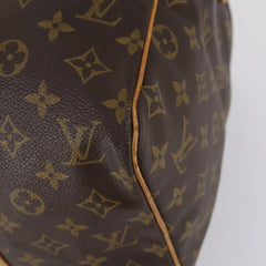 Louis Vuitton Sac Souple Handbag Monogram Canvas