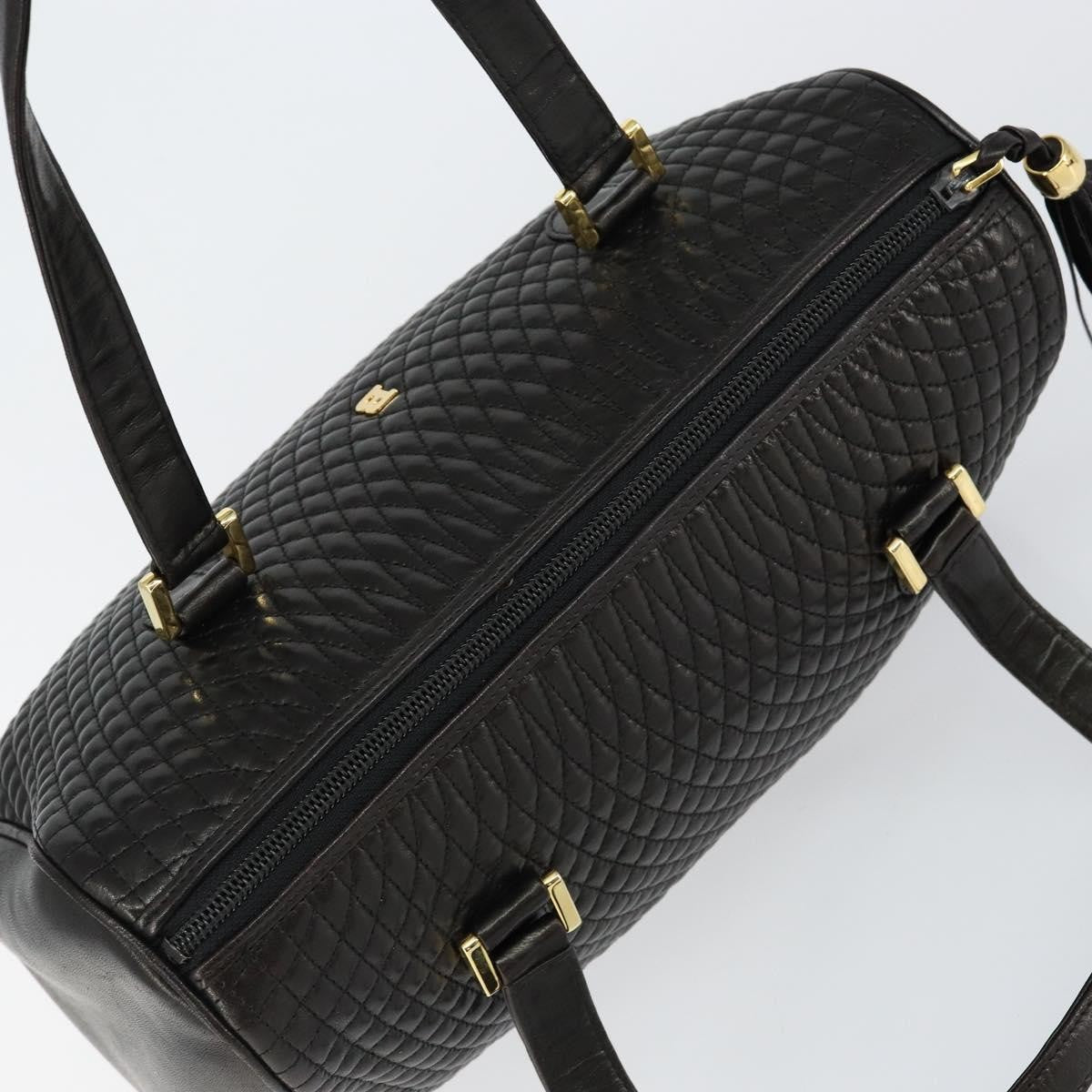 Bally Vintage Handbag Quilted Leather