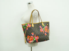 Louis Vuitton Neverfull Tote Limited Edition Monogram Roses