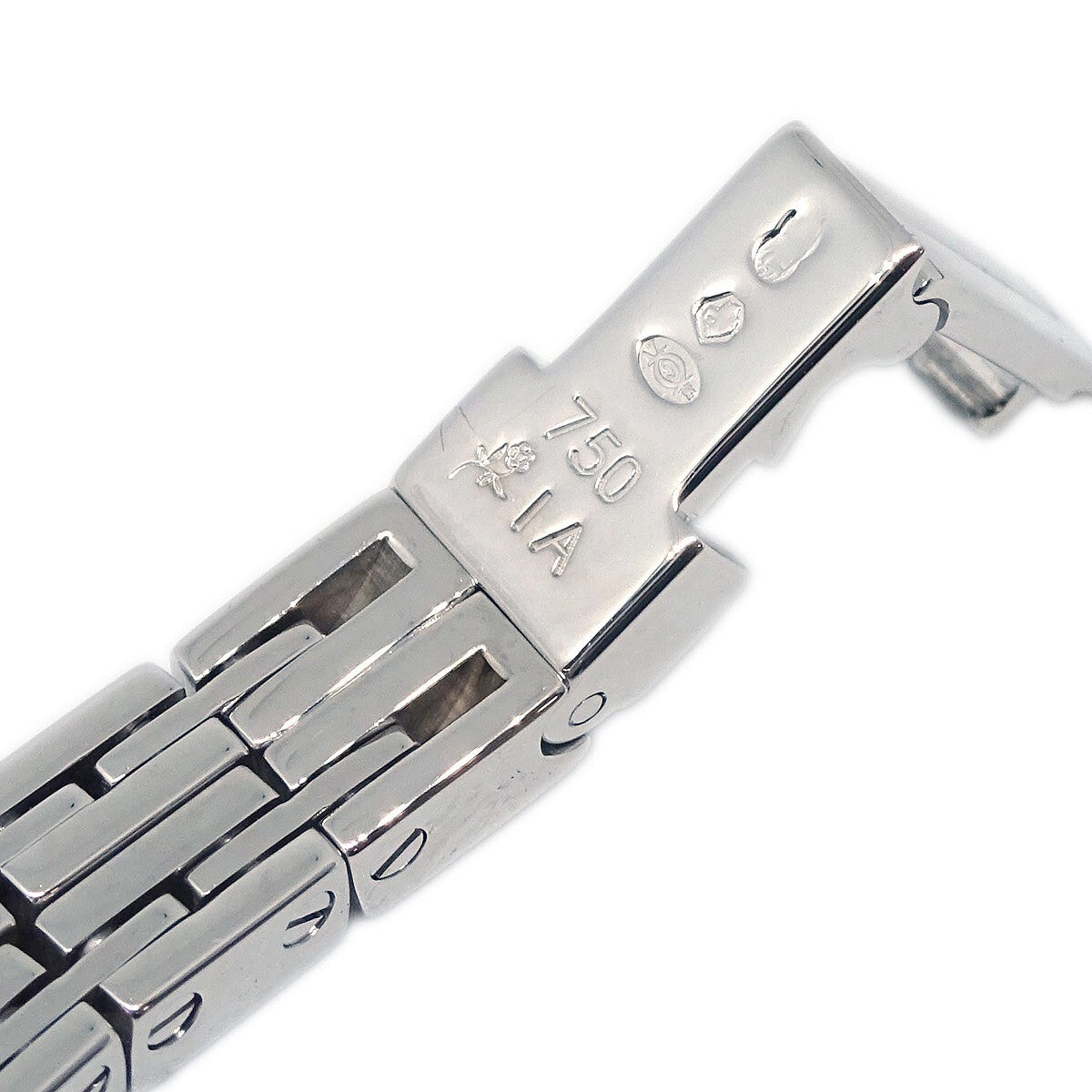 Cartier Mini Tonneau Lanier Quartz Watch White Gold with Diamond Bezel