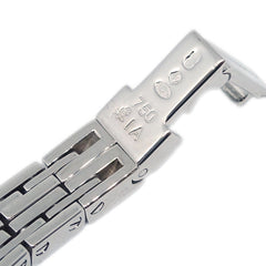 Cartier Mini Tonneau Lanier Quartz Watch White Gold with Diamond Bezel