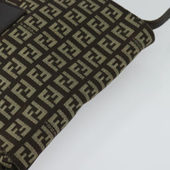 Fendi Mamma Baguette Shoulder Bag Canvas