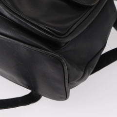 Gucci Vintage Bamboo Backpack Leather