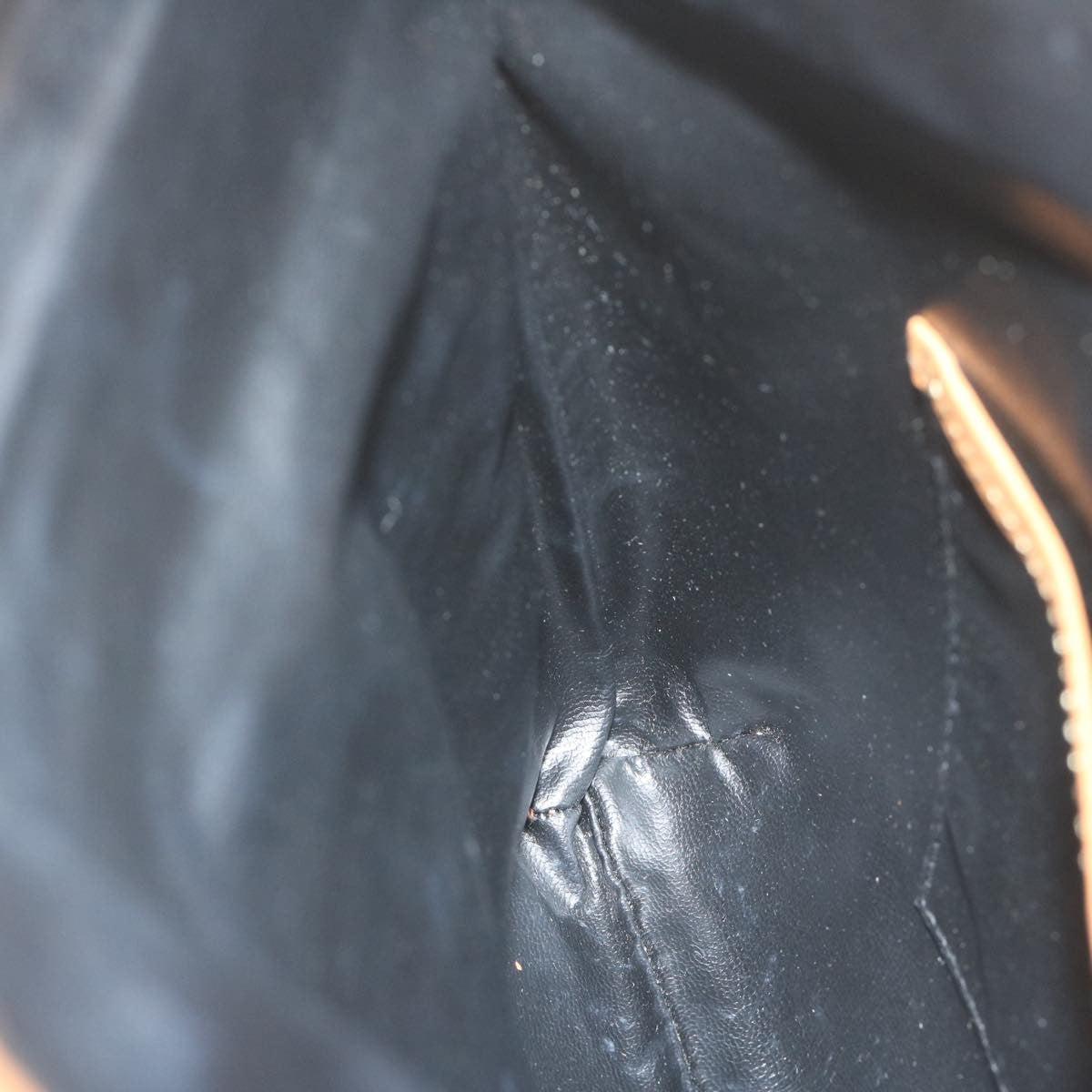 Celine Logo Triomphe Pouch Leather