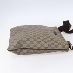 Gucci Zip Top Messenger Bag GG Coated Canvas