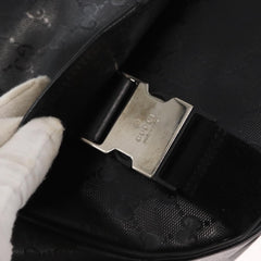 Gucci 500 Web Double Buckle Messenger Bag GG Imprime