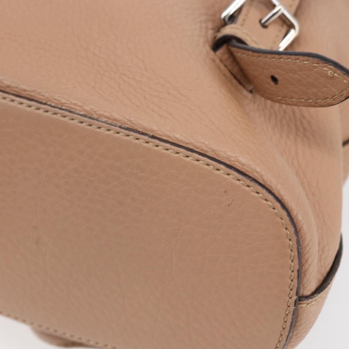 Gucci Vintage Bamboo Backpack Leather