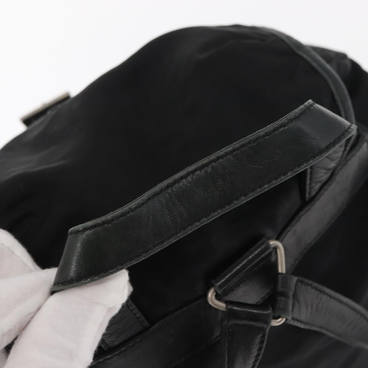 Prada Vela Double Front Pocket Backpack Tessuto with Saffiano Leather