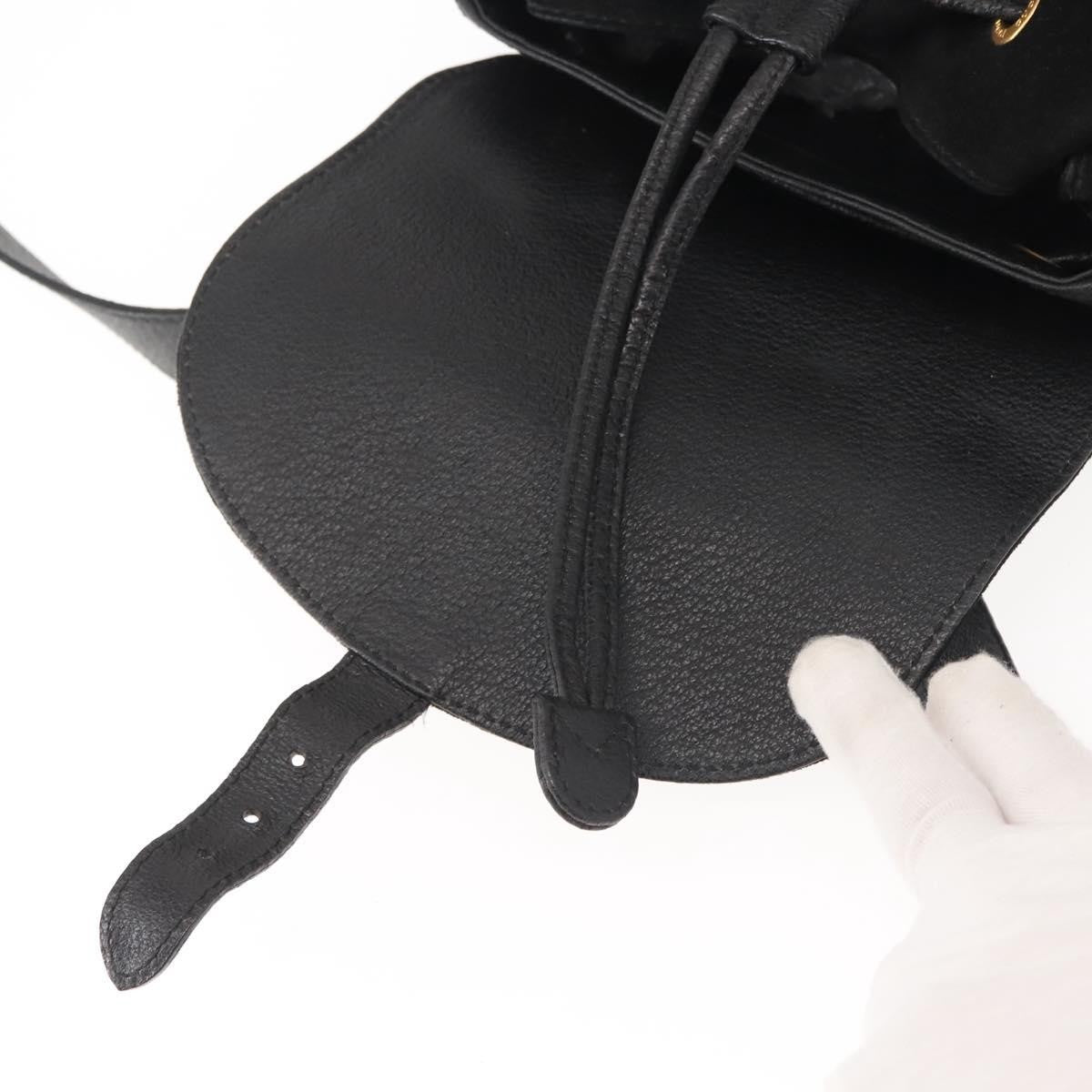 Gucci Vintage Bamboo Backpack Suede