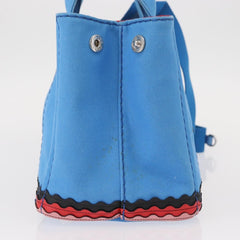 Prada Canapa Convertible Tote Canvas with Applique