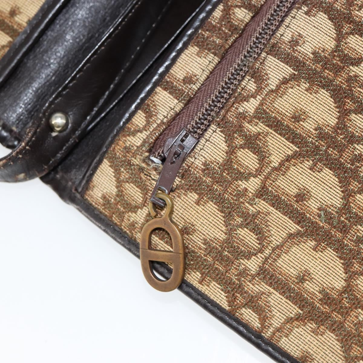 Christian Dior Vintage Trotter Shoulder Bag Canvas