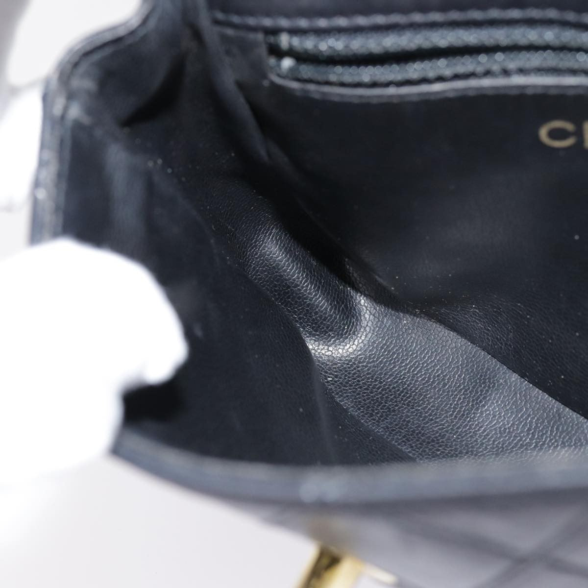 Chanel Waist Belt Bag Quilted Shiny Calfskin