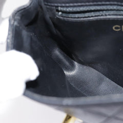 Chanel Waist Belt Bag Quilted Shiny Calfskin