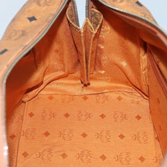 MCM Visetos Handbag Canvas and Leather