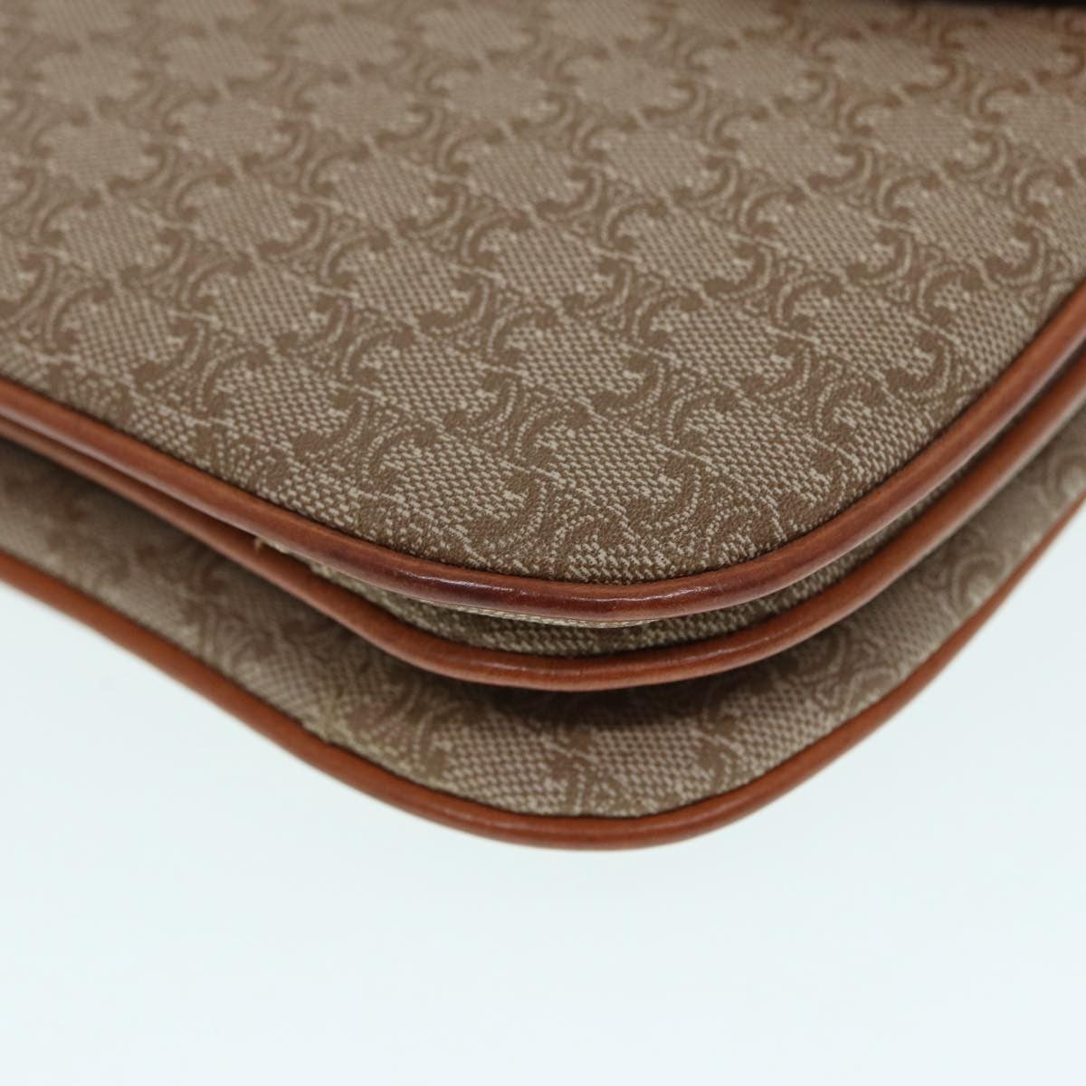 Celine Vintage Macadam Shoulder Bag Canvas